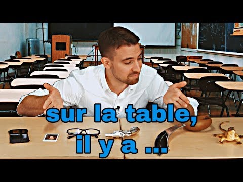 Capsule en français : sur la table il y a ...