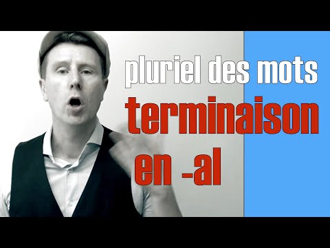 Comment former le pluriel des mots se terminant en -al en français ?