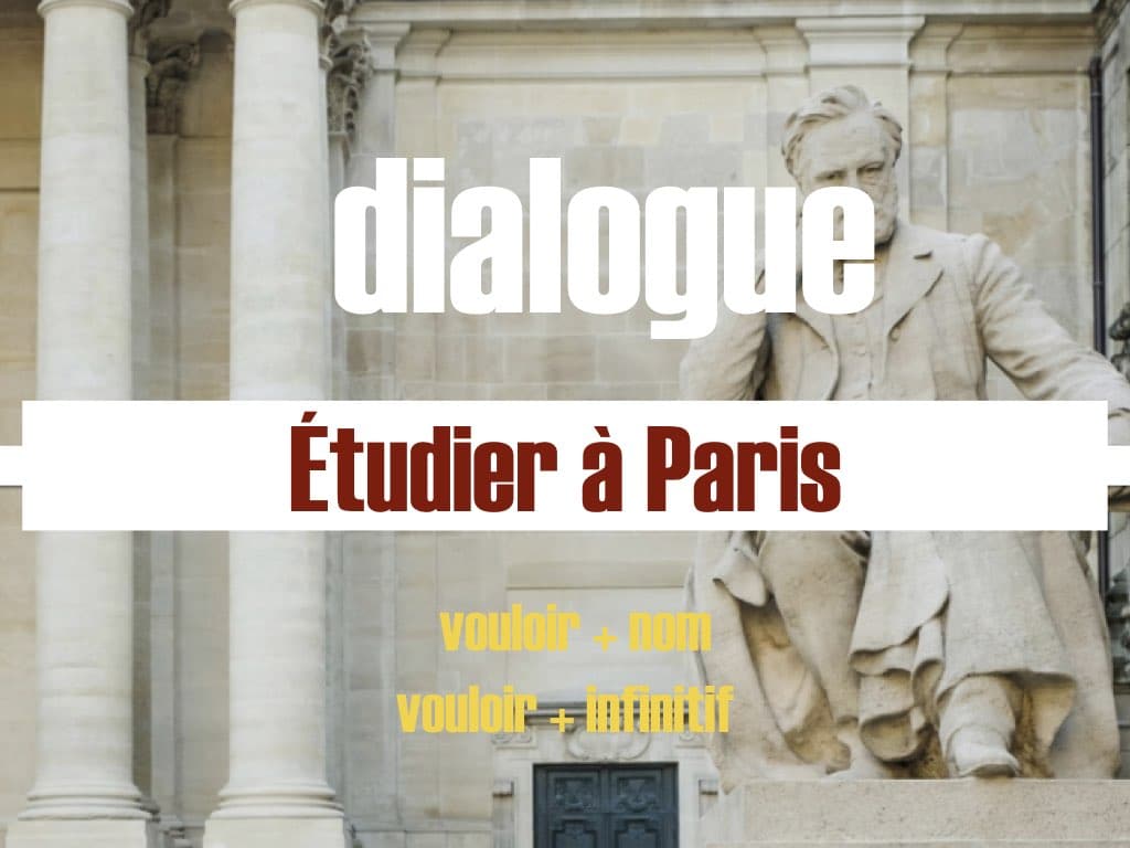 Conjugaison Vouloir Dialogue Pour Etudier La Grammaire