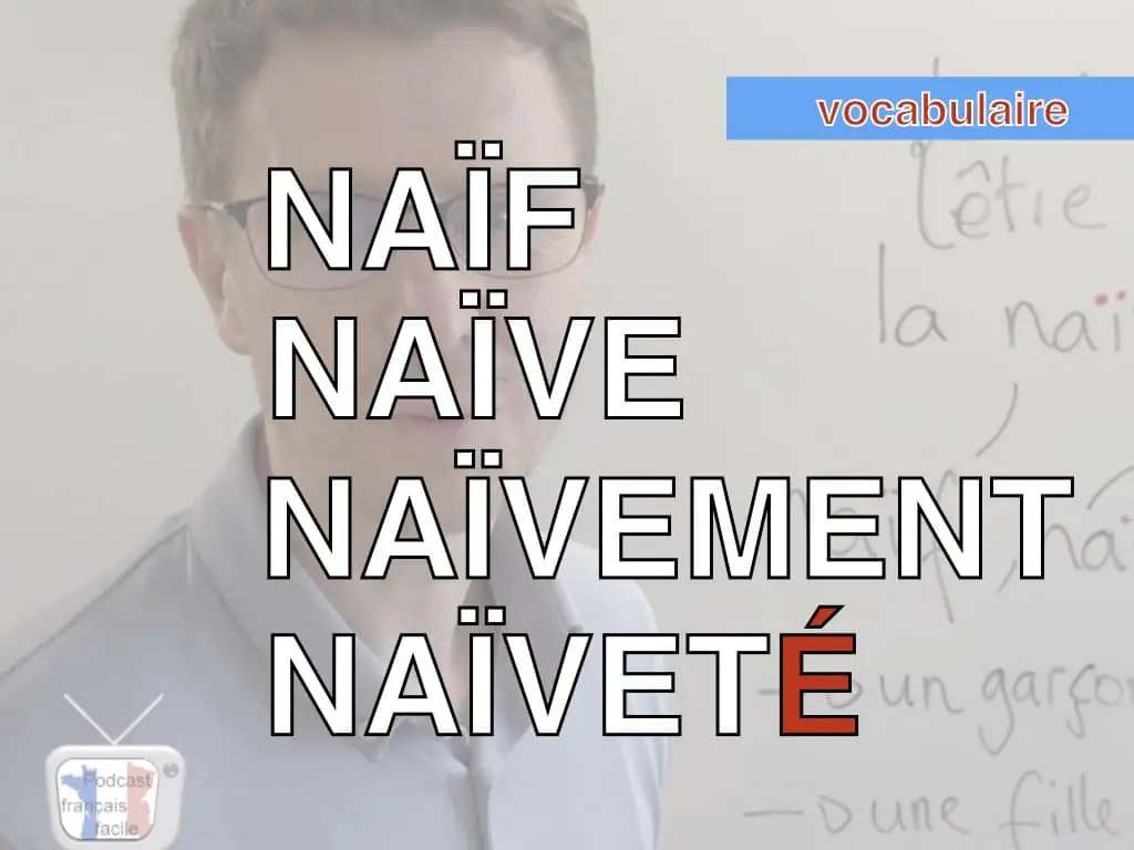 vocabulaire naif definition