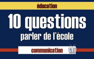 parler de l'école