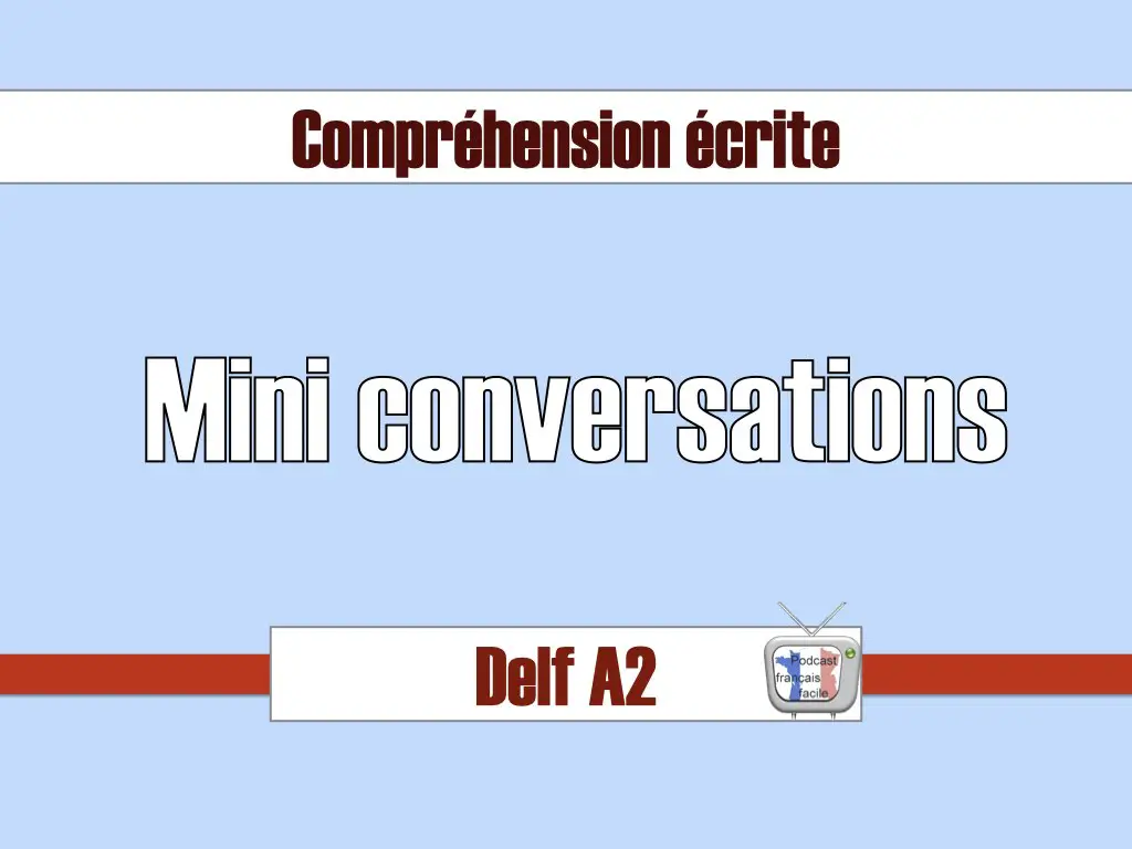 exercice mini conversation fle